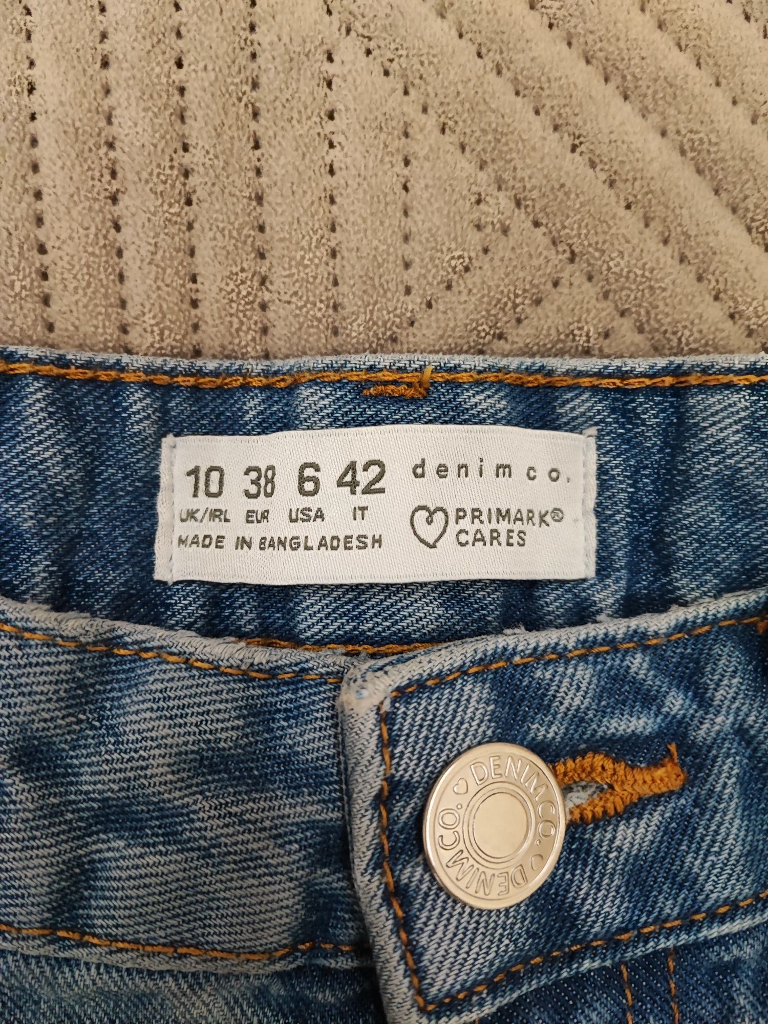Krótkie spodenki szorty dżinsowe PRIMARK rozmiar 38