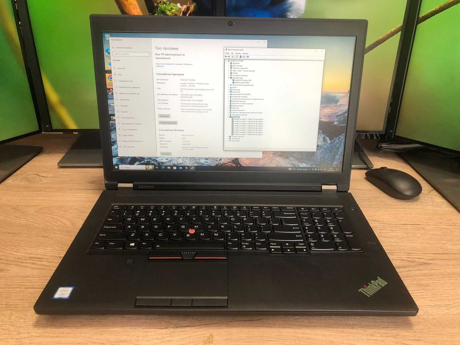 Мощный Lenovo ThinkPad P71 | 17" | i7-7700HQ | 64Gb | SSD 1TB | Quadro