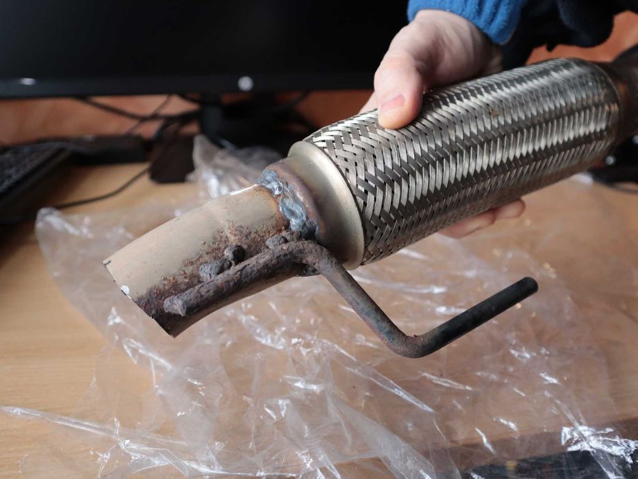 Гофра глушника 3-х слойна 50x230 EuroEx sens 1.3