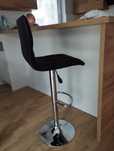 Hocker Kuchenny Chrom-czarny