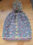 Czapka zimowa wełniana Pachamama handmade in Nepal, 100% wełna/wool