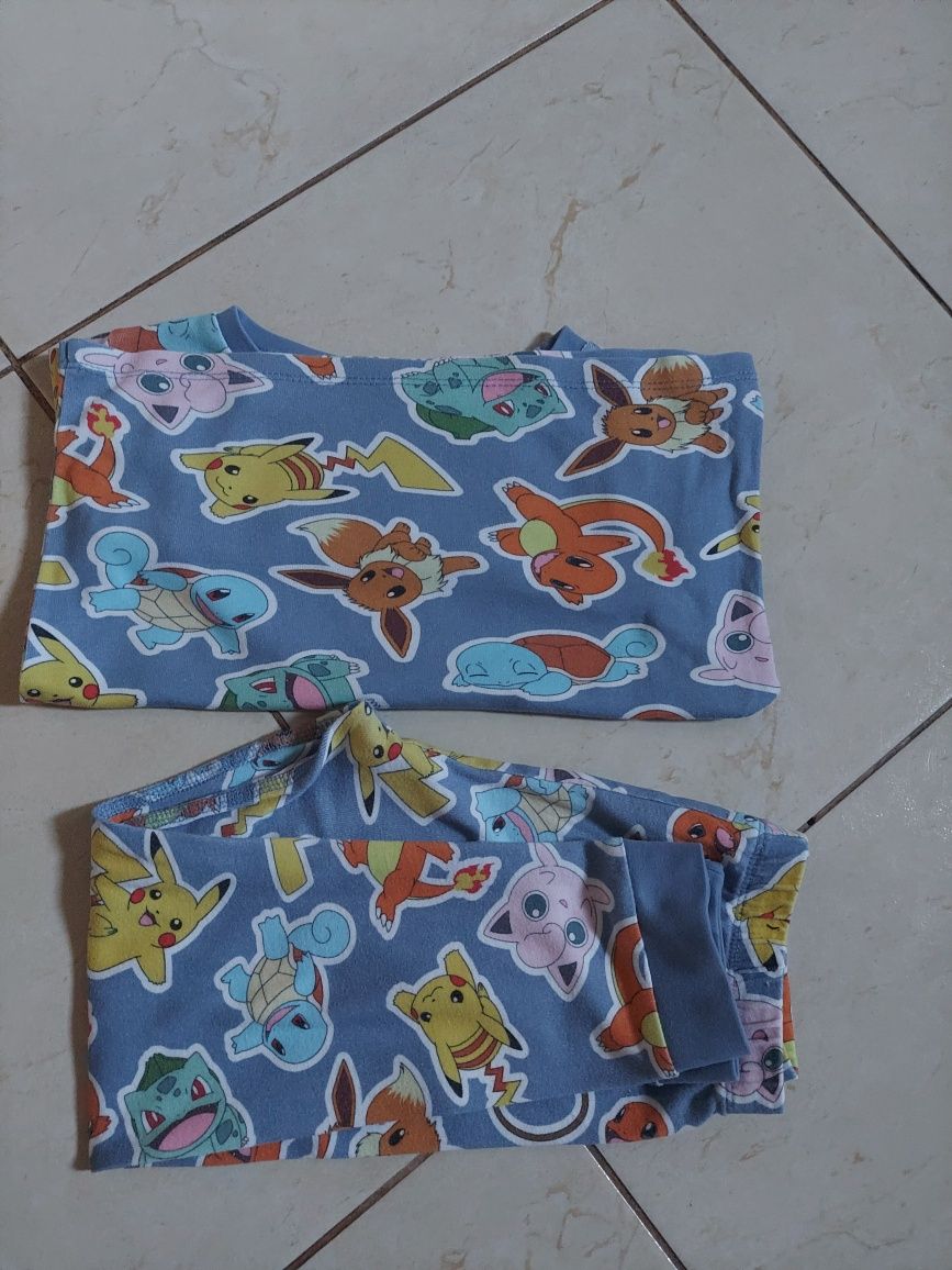 Piżama h&m 110-116 pikachu