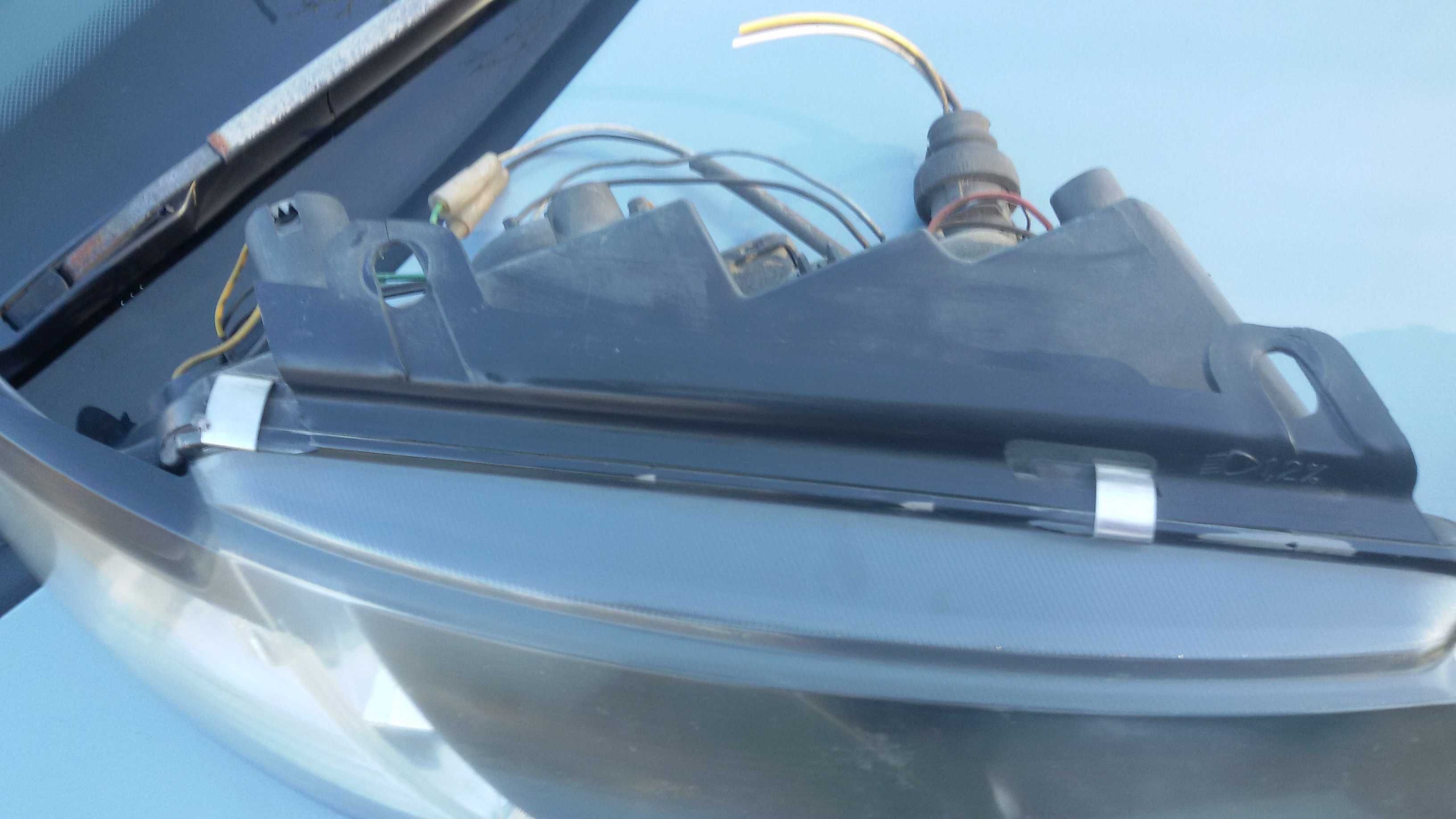 Lampy przednie czarne Vw Passat B5 SOCZEWKA