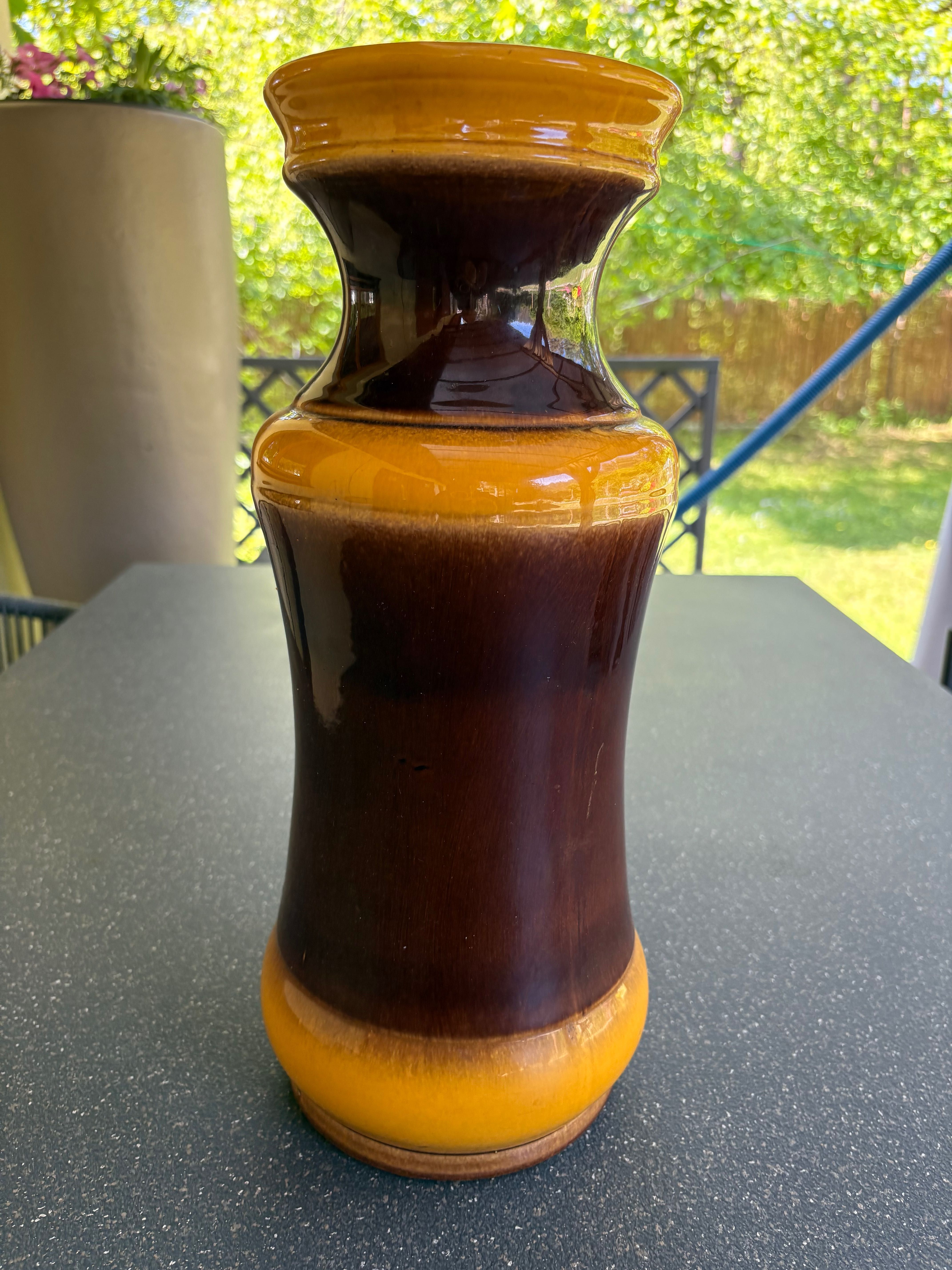 Fat Lava wazon ceramiczny 40 cm vintage lata 70