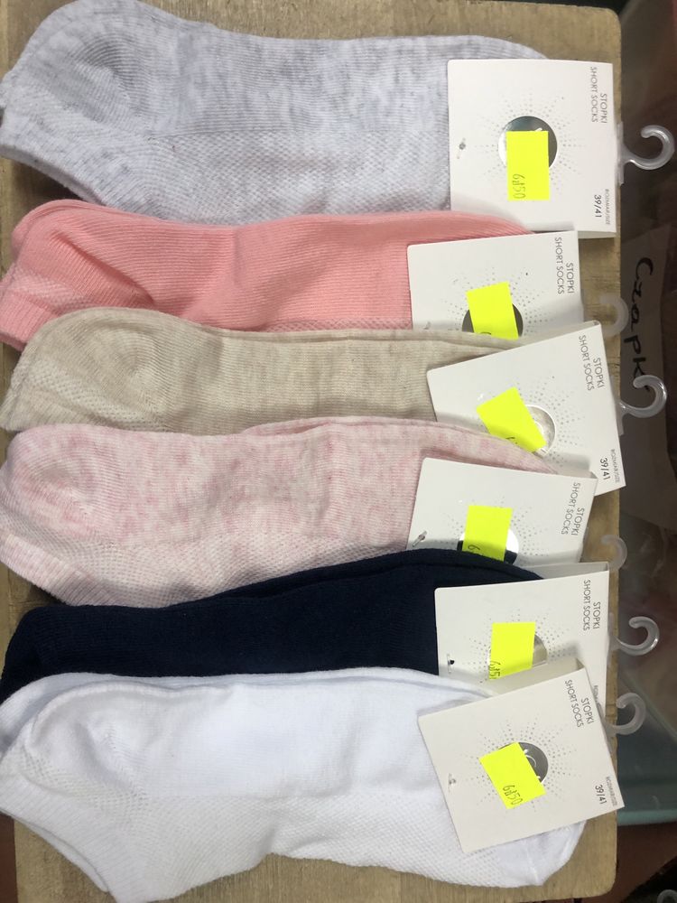 Skarpetki stopki socks ażurkowe na lato różne rozmiary