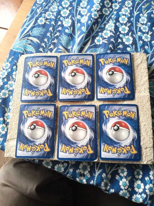 Cartas Pokémon Primeira Edição vulpix, Poliwag, Haunter, sandshrew