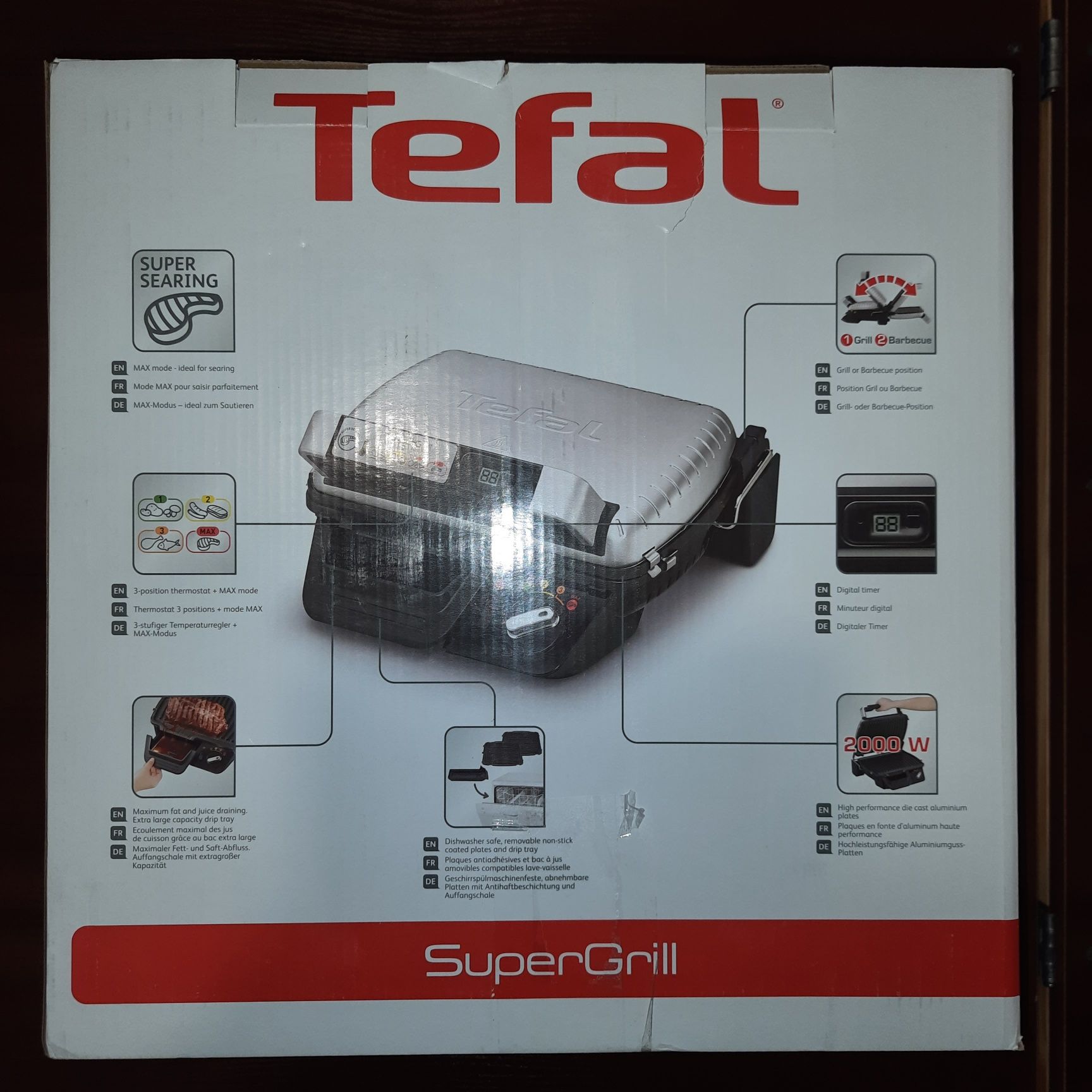 Гриль барбекю Tefal GC-451B12