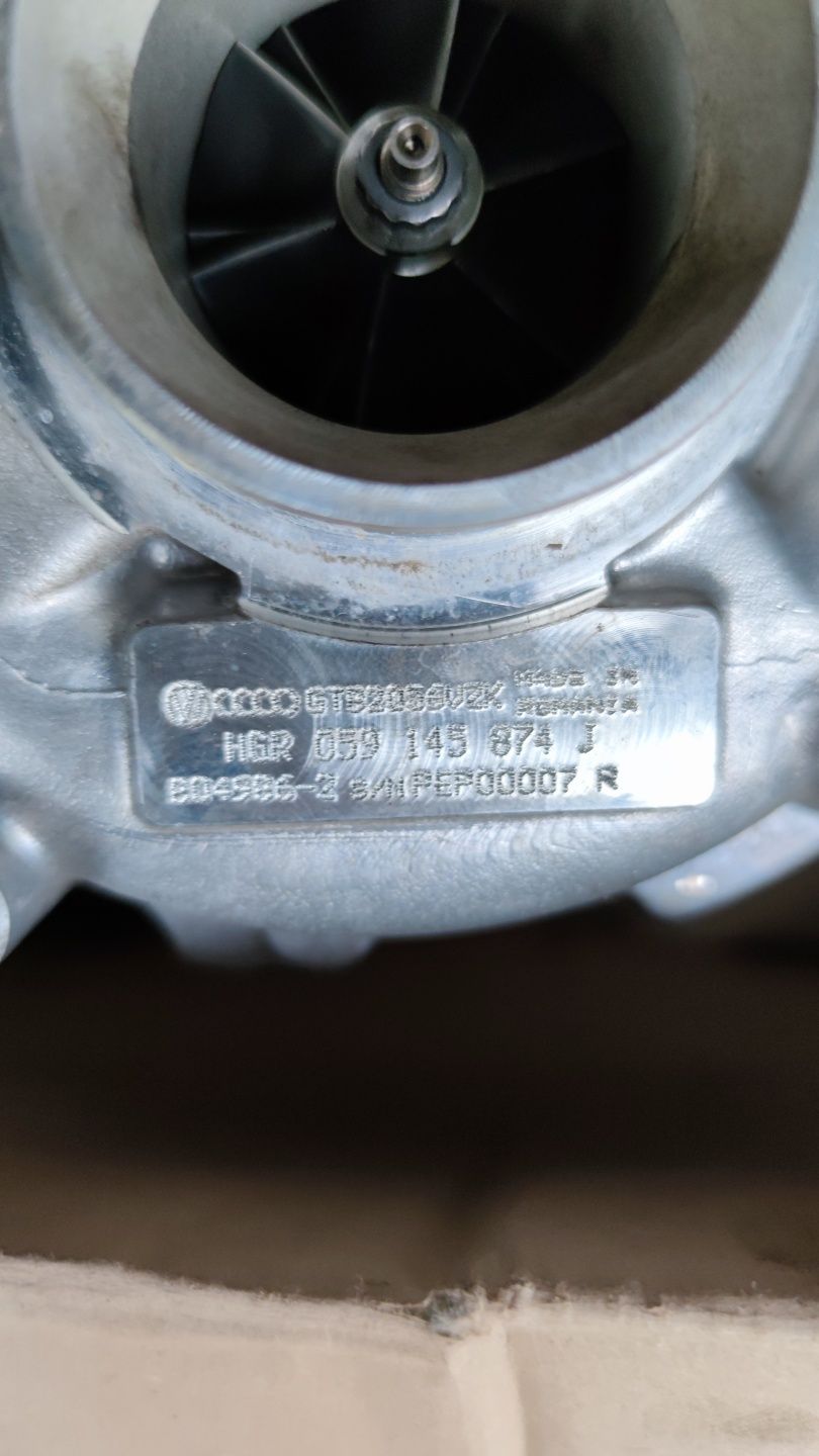 Turbo, Turbina do silnika 3.0 TDI 204KM Audi sprawna bez luzów.