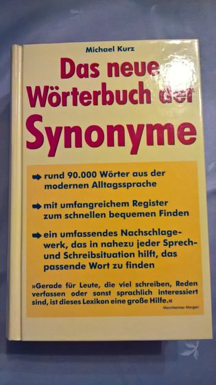 Das neue worterbuch der synonyme Michael Kurz