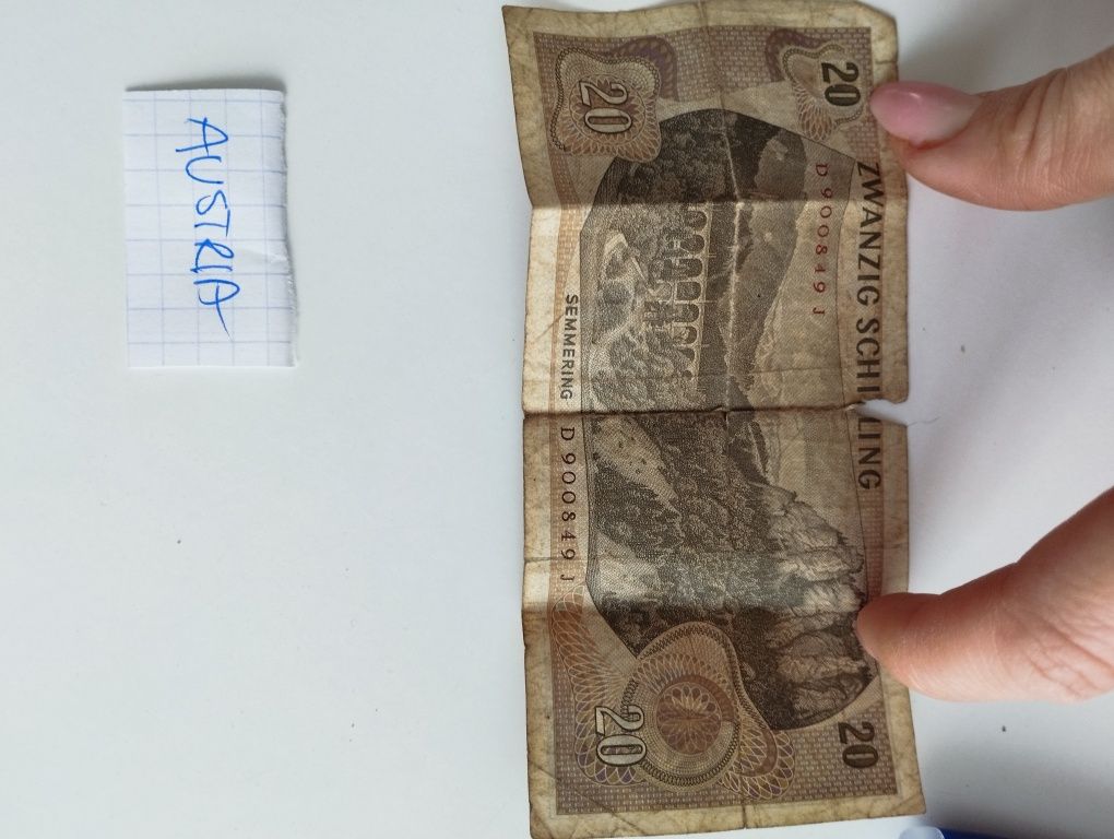 Banknoty PRL Austria