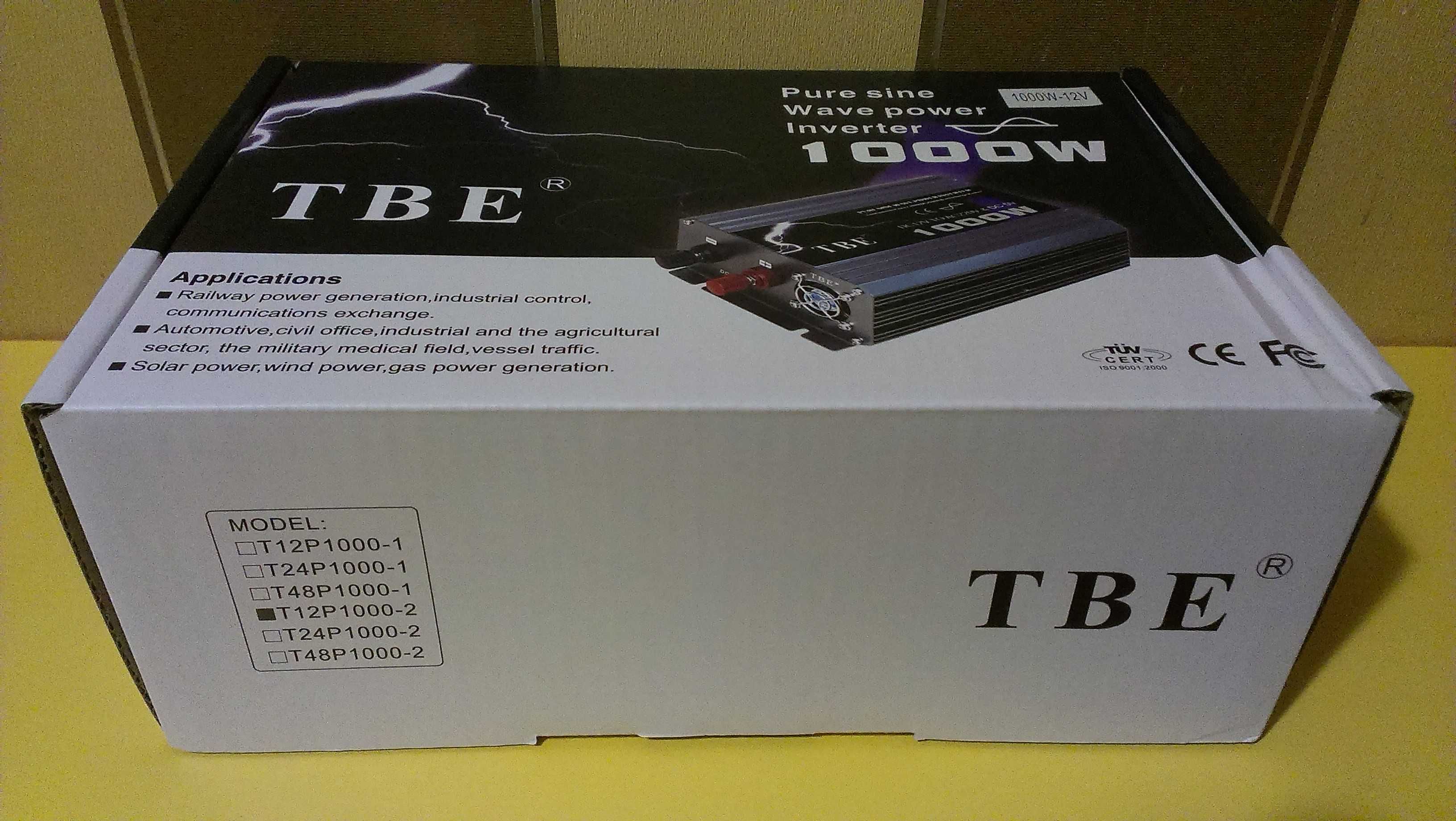 Преобразователь "TBE" T 12 P 1000-2 PURE SINE WAVE POWER INVERTER