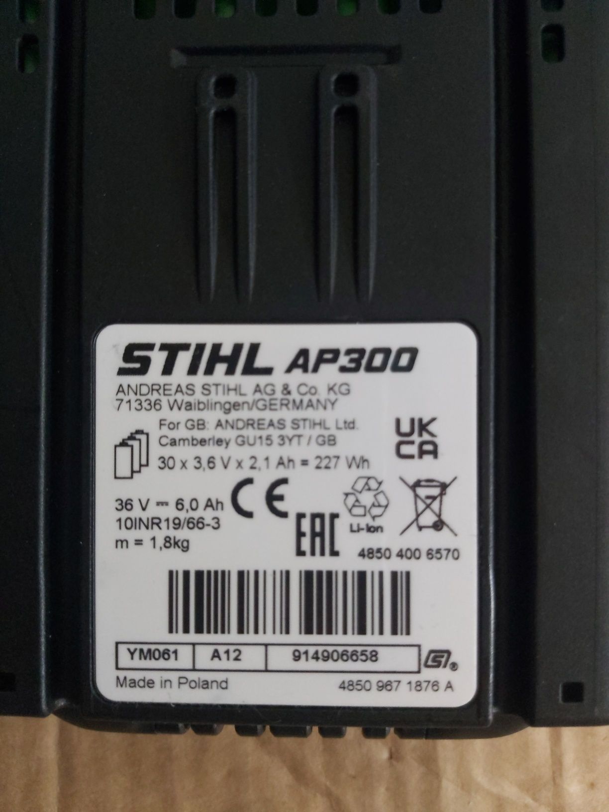 Bateria akumulatorowa Stihl AP 200 AP 300
