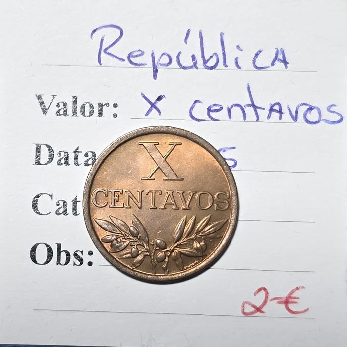 X centavos 1965 soberba