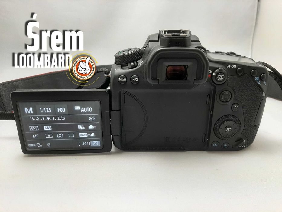 Lustrzanka Canon EOS 90D Komplet + Druga Bateria
