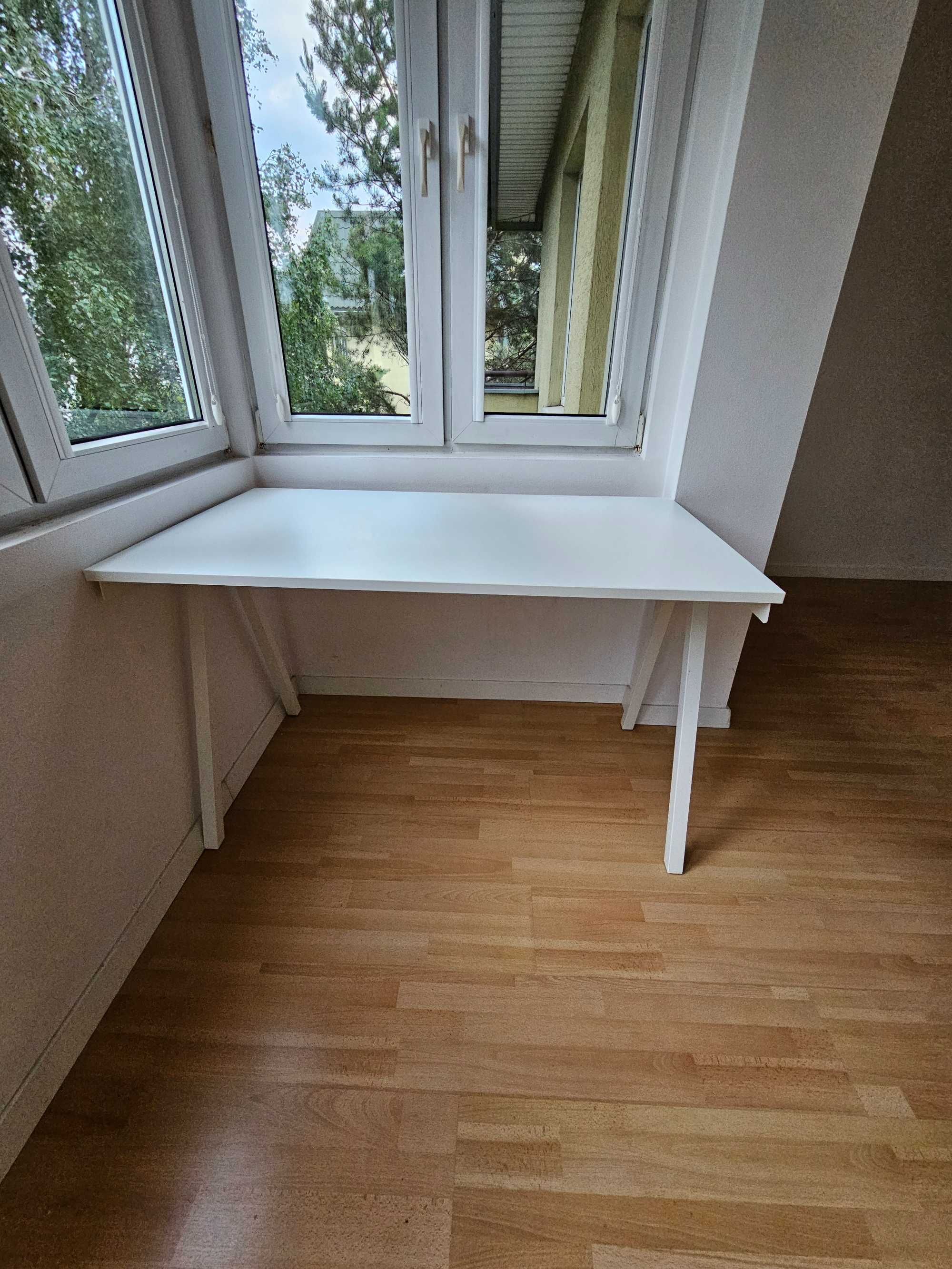 stół TROTTEN - Szafka nocna MALM - regał KALLAX