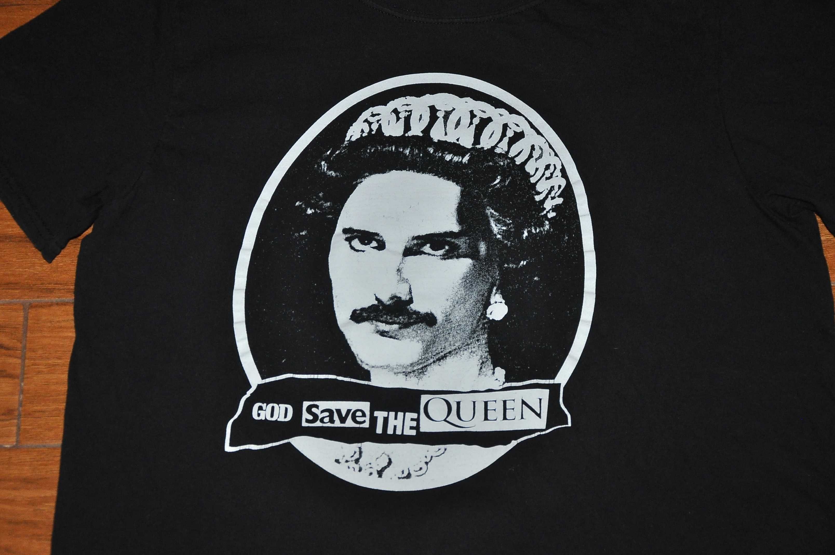 QUEEN - God Save the Queen - koszulka M Freddie Mercury