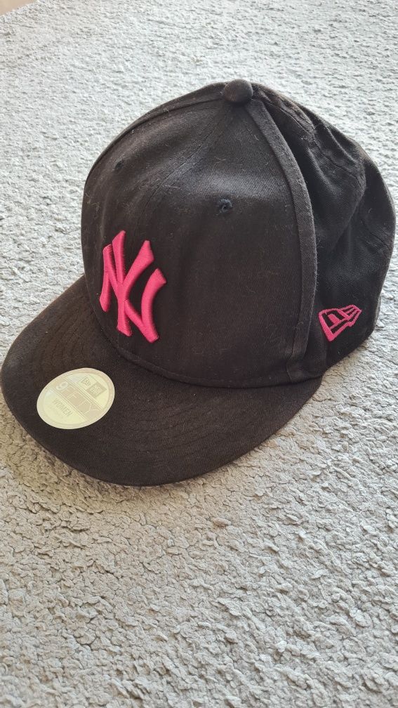 Czapka z daszkiem bejsbolówka. NY. New Era. Czarna. Skate Streetwear