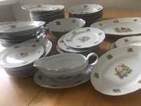 Porcelanowy serwis obiadowy Pan Tadeusz na 12 osób