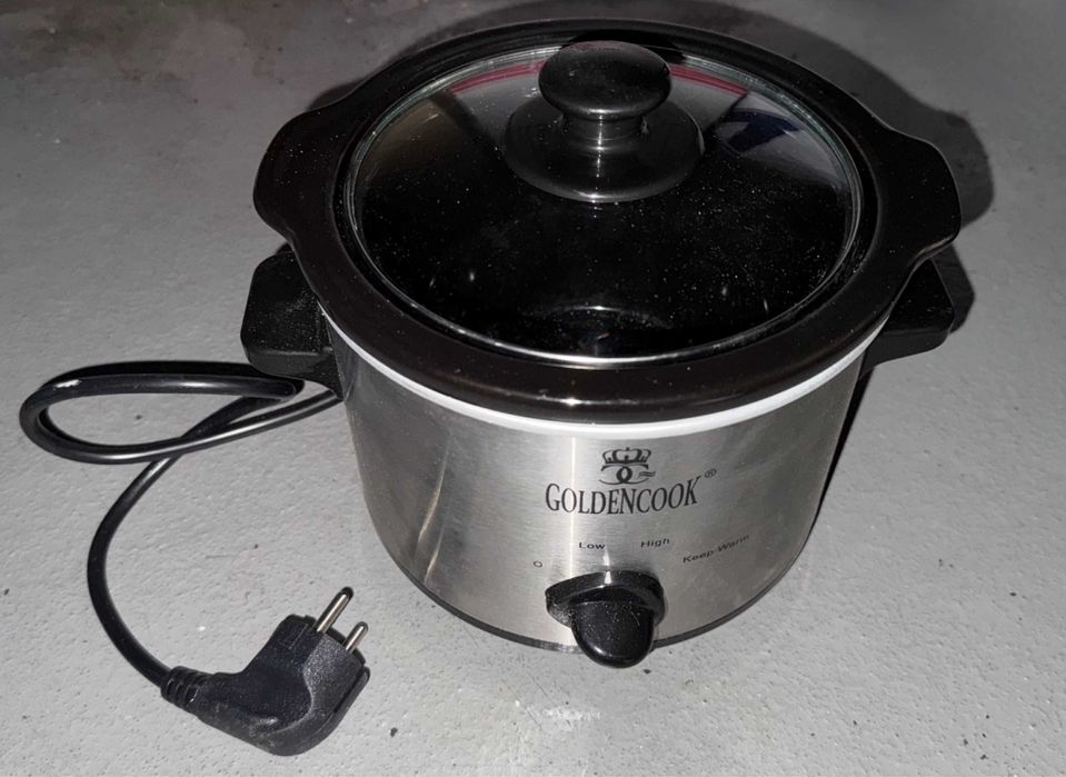 Garnek elektryczny z wkładem ceramicznym - Goldencook Soleto GEK-300