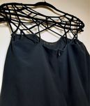 Vestido babydoll decote teia de aranha HALLOWEEN
