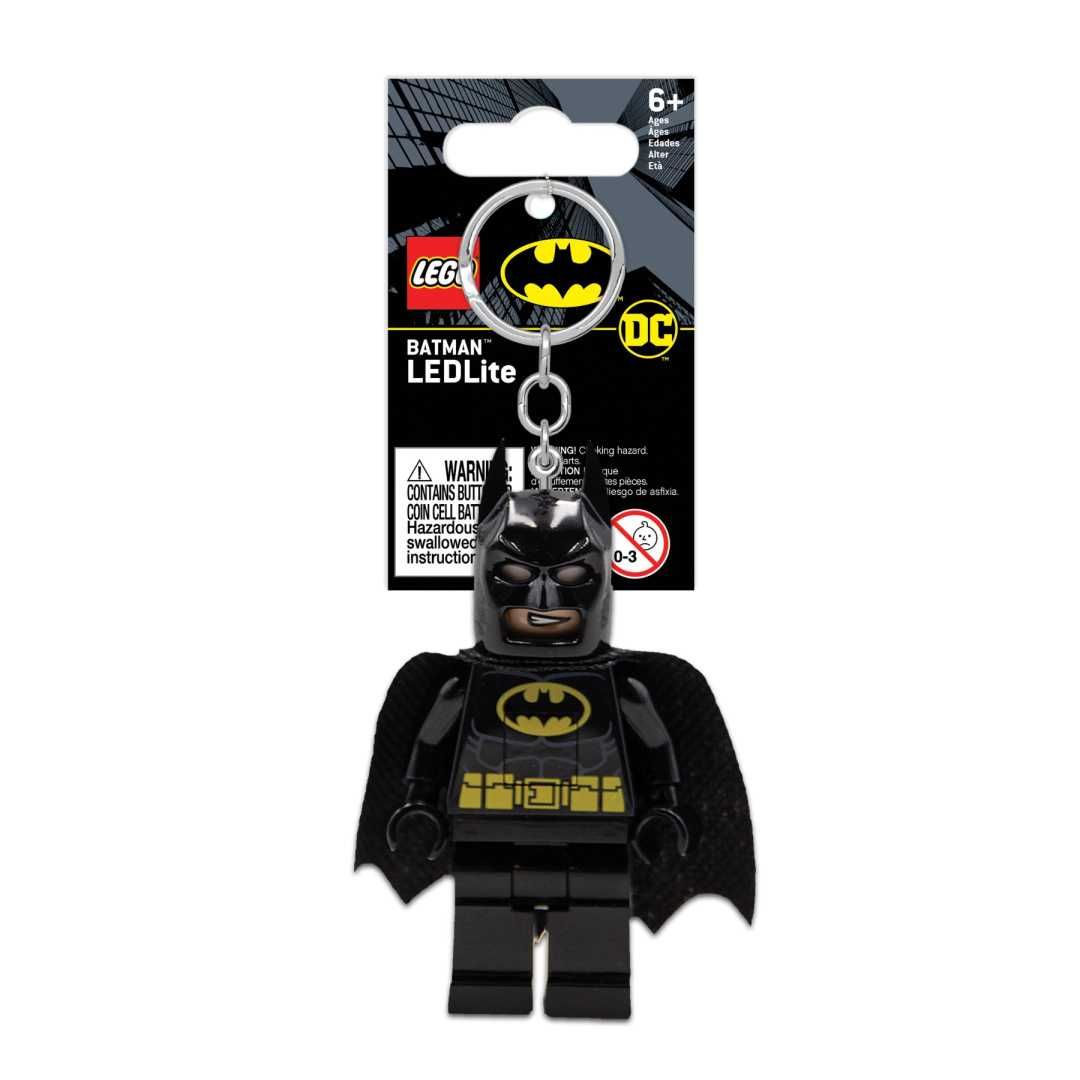 Brelok do kluczy z latarką LEGO DC Super Heroes Batman Czarny / szary