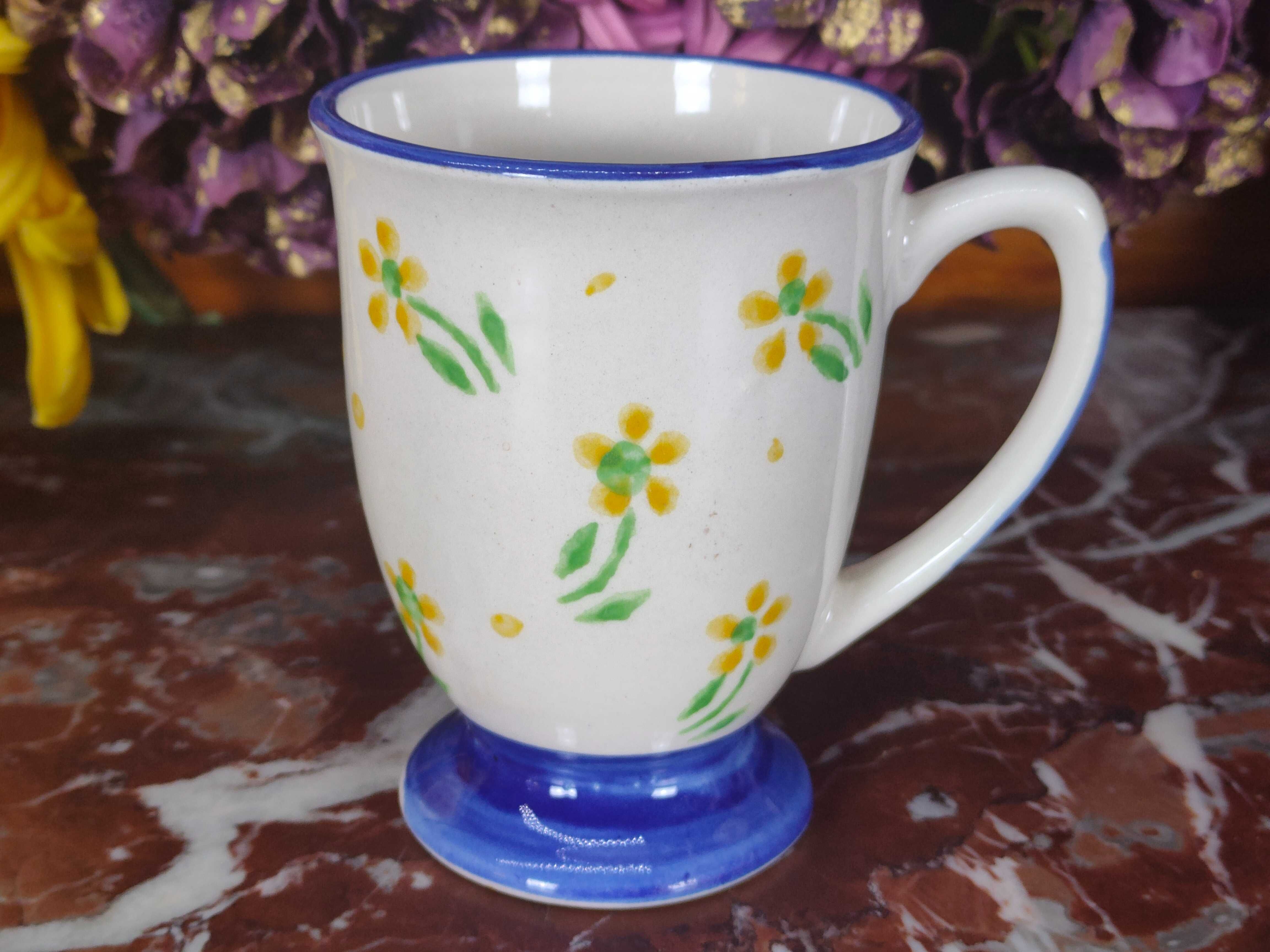 Ładny ceramiczny kubek à la Bolesławiec - 320 ml #2