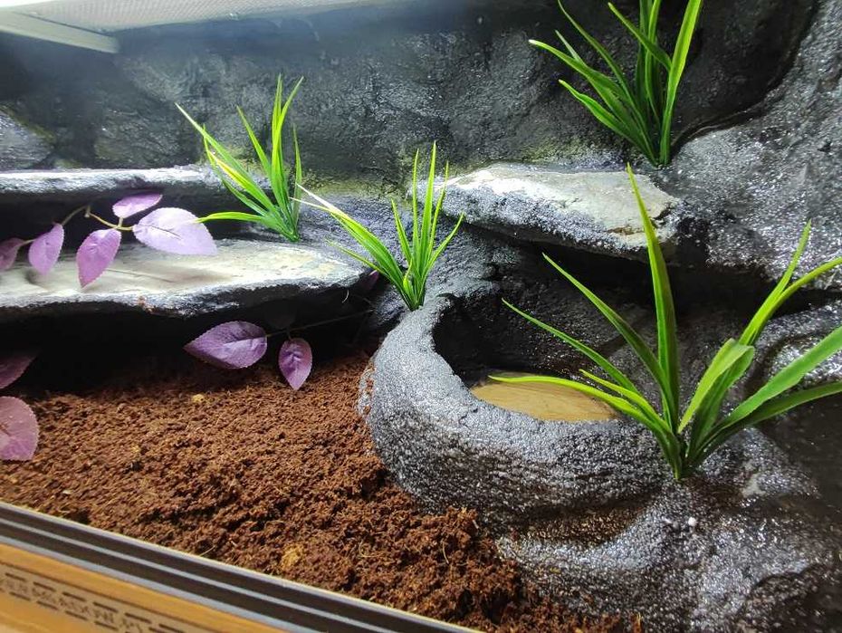 Terrarium tropikalne nr703 80/40/40 dla węża boa pyton DOSTĘPNE