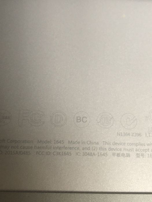 Tablet Microsoft Surface 3