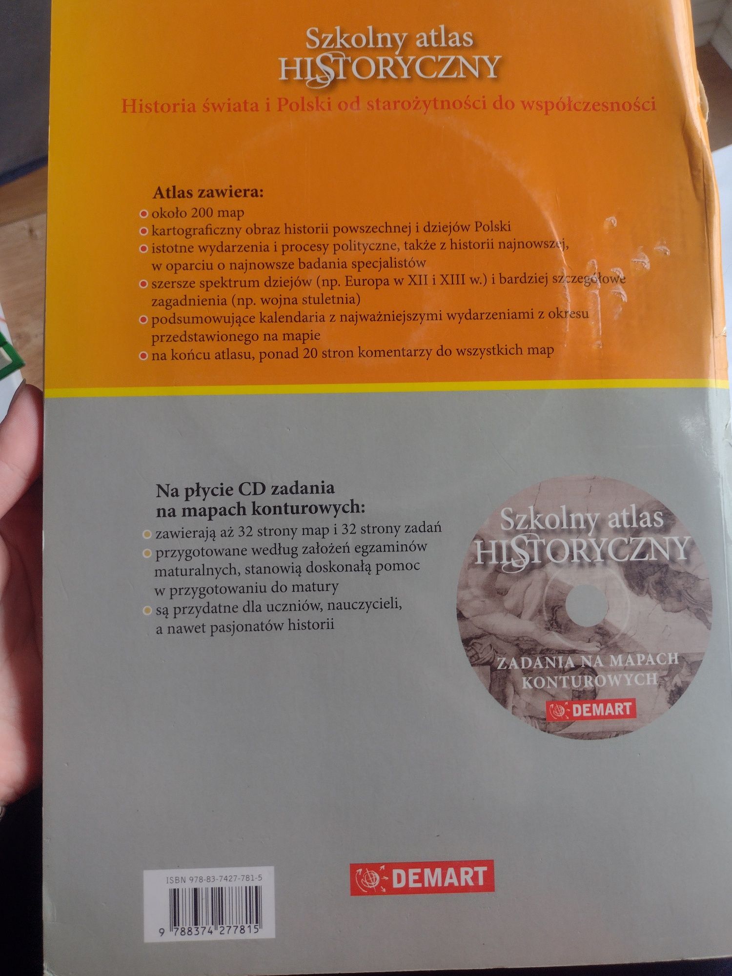 Szkolny atlas historyczny + CD
