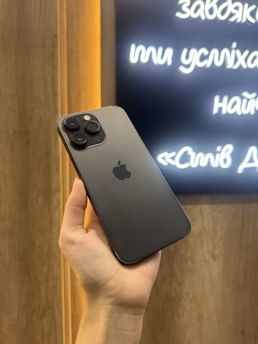 Used IPHONE 14Pro Max 1Tb Space Black Neverlock Костюшка,5 igrand