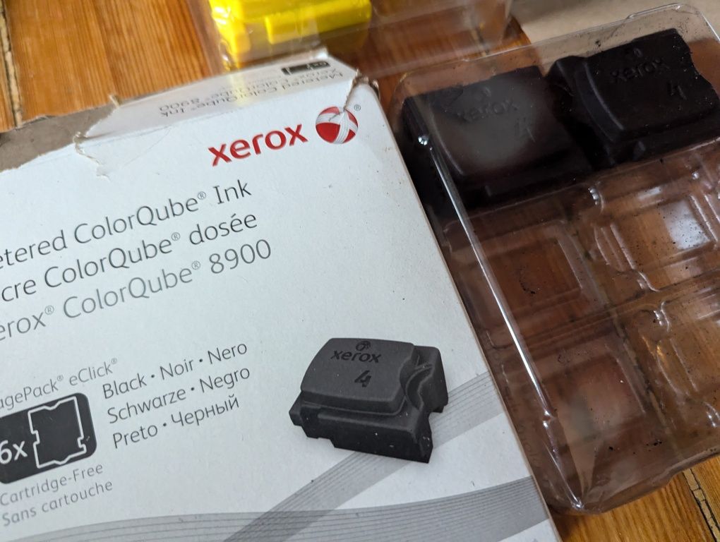 Wklad tusz ,color kostki qube toner do drukarki xerox 8900,