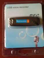 NOWY Podsłuch Szpiegowski usb pendrive Dyktafon 32gb bateria zasilanie