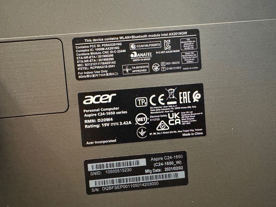 Acer Aspire C24-1650 i5-1135G7, 16GB, 512GB SSD, Windows 10 Home