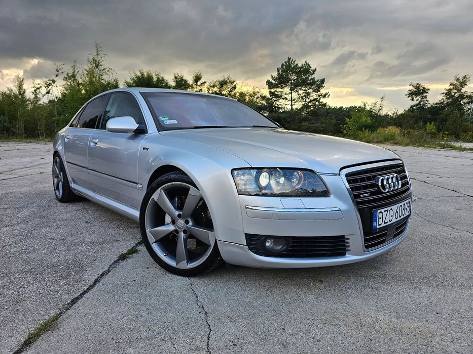 Audi A8 Audi A8 D3 4.2TDI Quattro - Doinwestowana,2x Alu Webasto Dociągi Solar