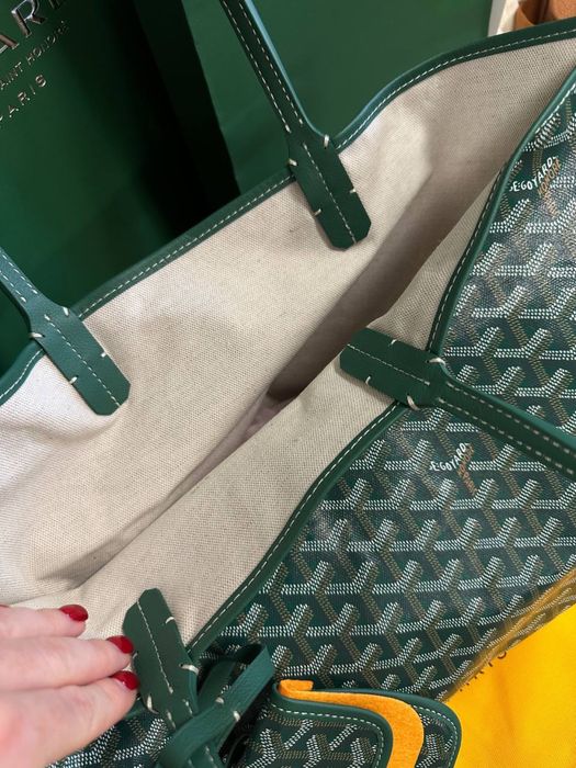 Сумка шоппер Goyard найкраща версія виконання усі деталі збережено