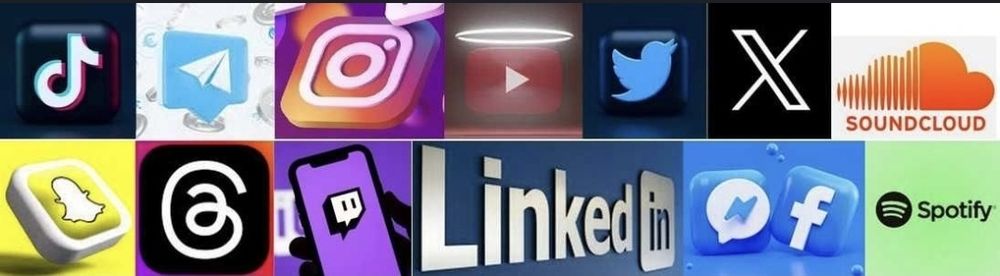 ТикТок тікток TikTok YouTube Facebook Instagram X Telegram Twitch