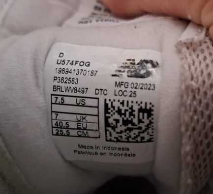 Sapatilha New Balance Gc574 Fog Bege