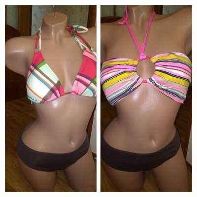 Купальник с двумя лифами М 46р.