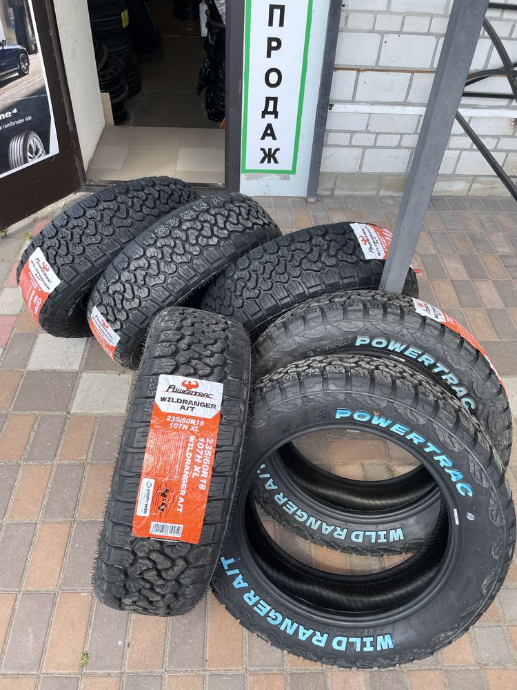 грязева резина колеса 235/60 R18 AT nissan ford ssangyong Mitsubishi