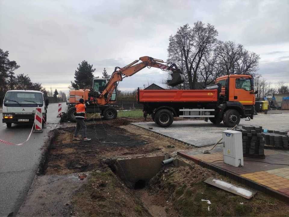Kostka brukowa palisady stopnie schodowe