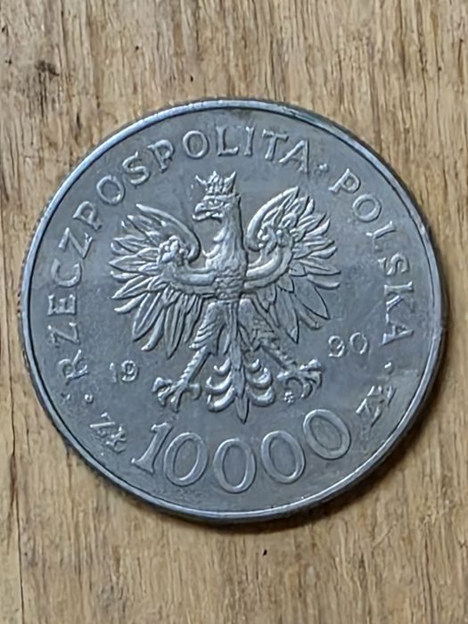 Moneta okolicznościowa Solidarność 10000