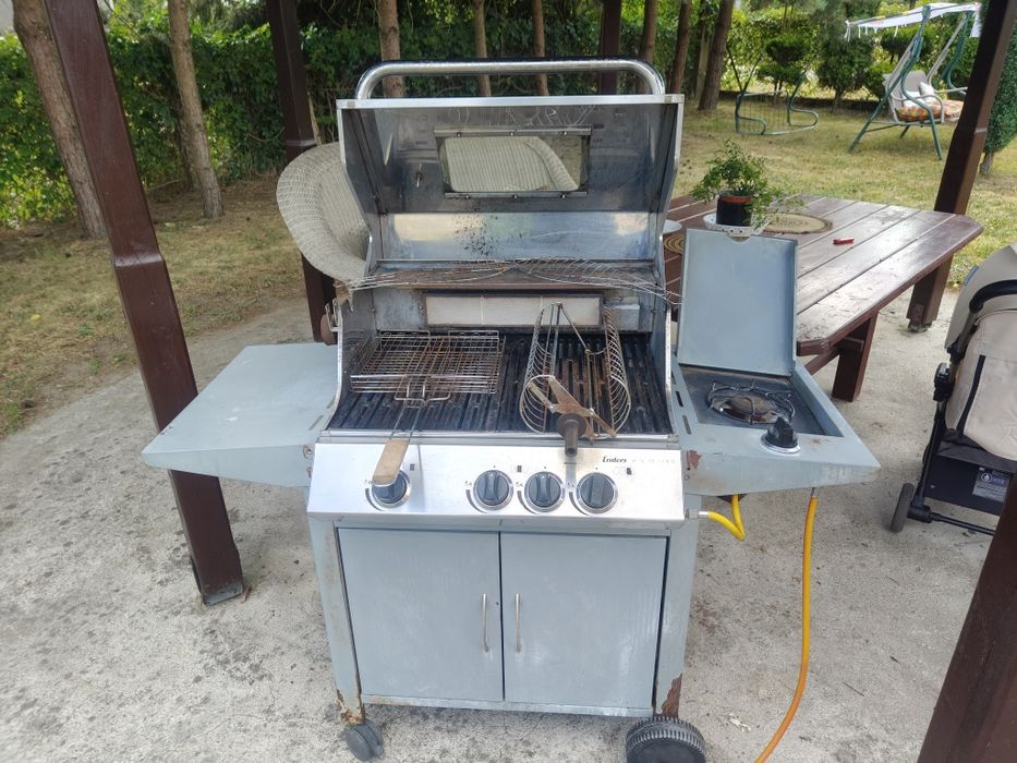Grill gazowy Enders – 4-palnikowy + palnik boczny – używany