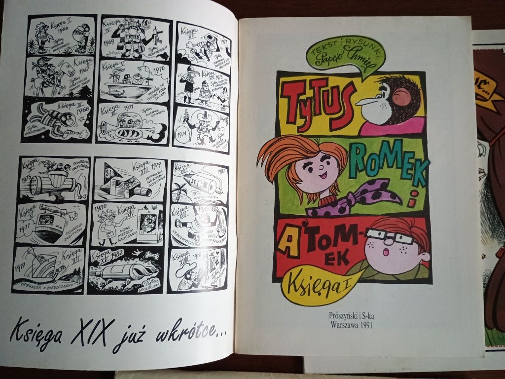 Komiksy Tytus Romek i Atomek - 3 sztuki