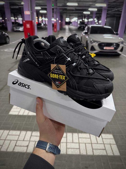 Термо кросівки чоловічі Asics Gel Kahana TR V2 Waterproof (чорні)