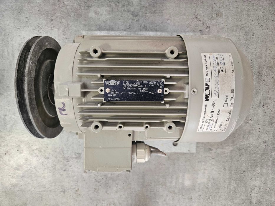 Silniki elektryczne 1,5 kW.