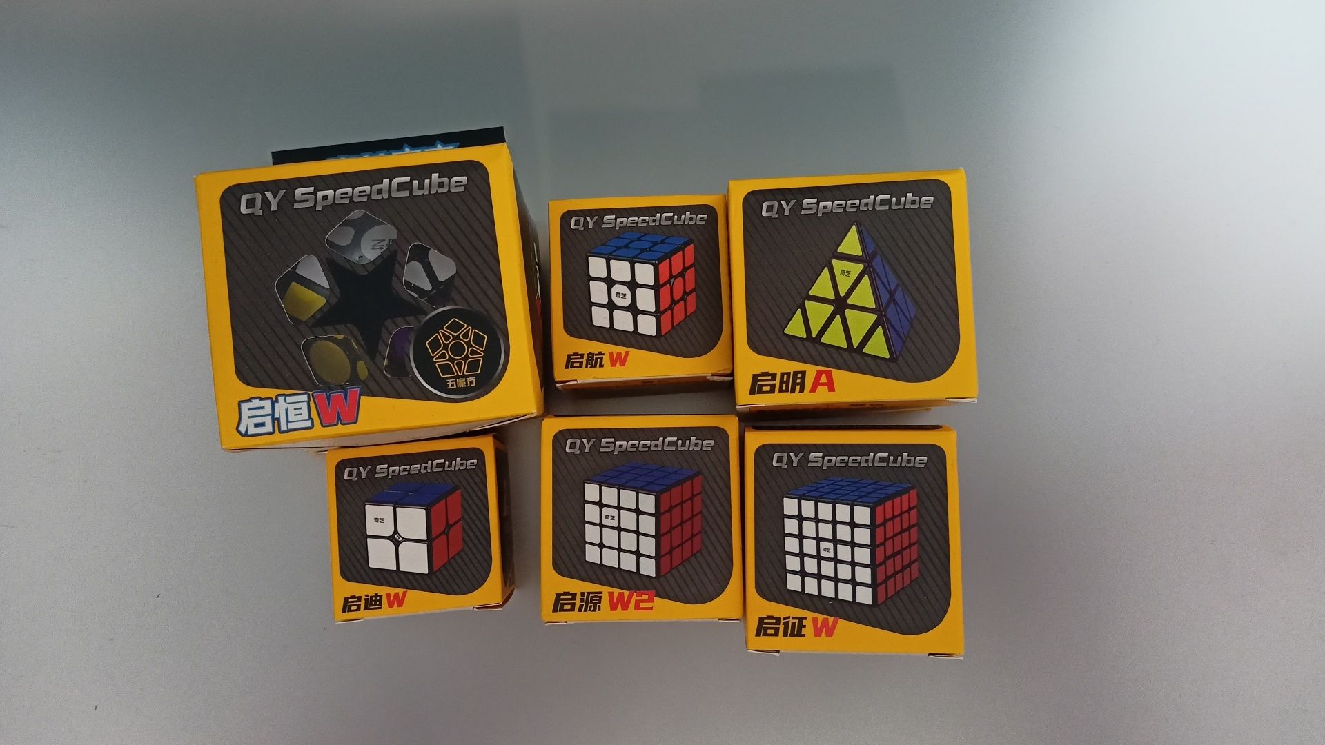 QY kostka 2x2 3x3 4x4 5x5 megaminx pyraminx