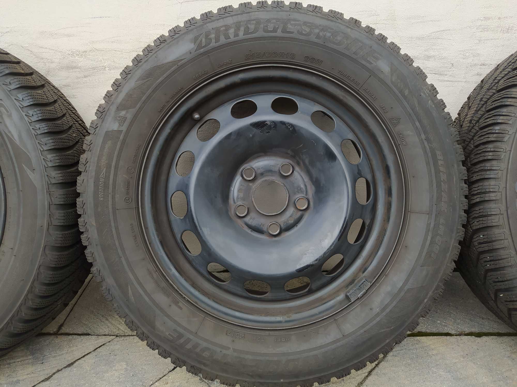 Koła stal 16 Vw 5x112 Passat B8, T-roc Skoda Superb Yeti 215/60R16