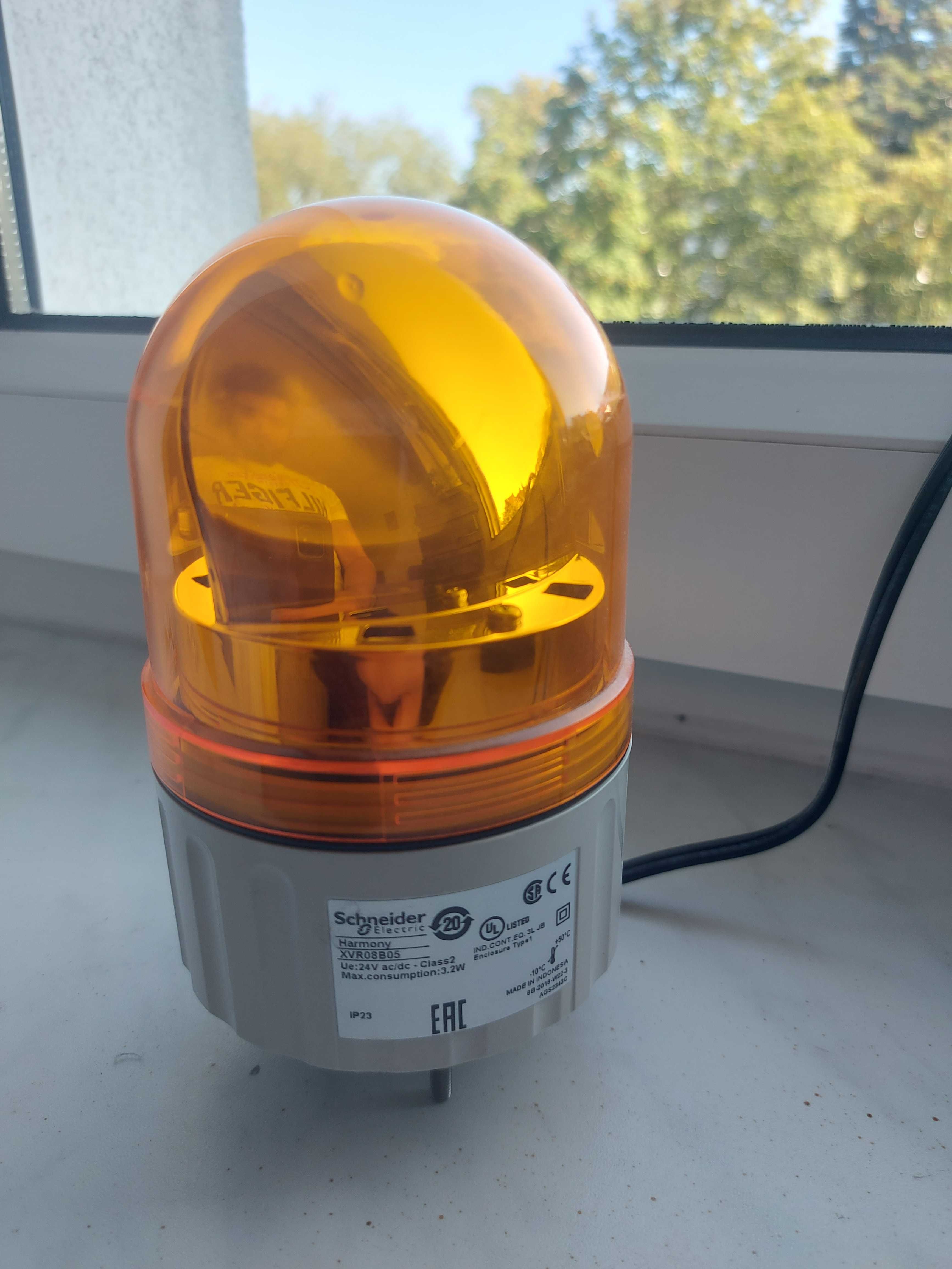 Schneider Lampa wirująca Fi 84 orange LED 24 V AC/DC  | XVR08B05