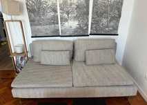 Sofá IKEA cizento 3 lugares