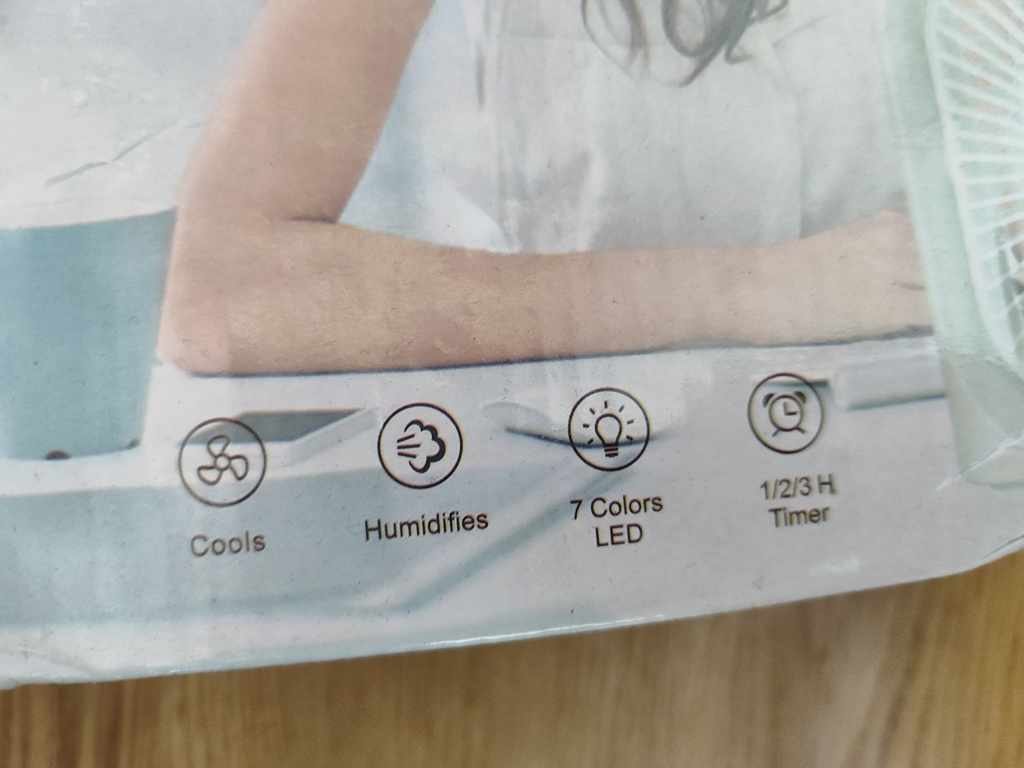 Biurkowy wiatrak nawilżający aromatyzer wentylator